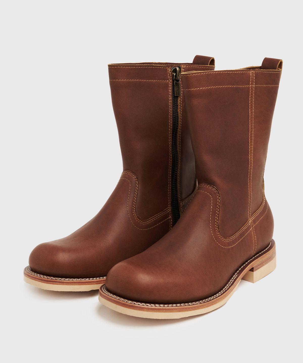 로스트가든(LOSTGARDEN) UNIFORM Engineer Boots Brown