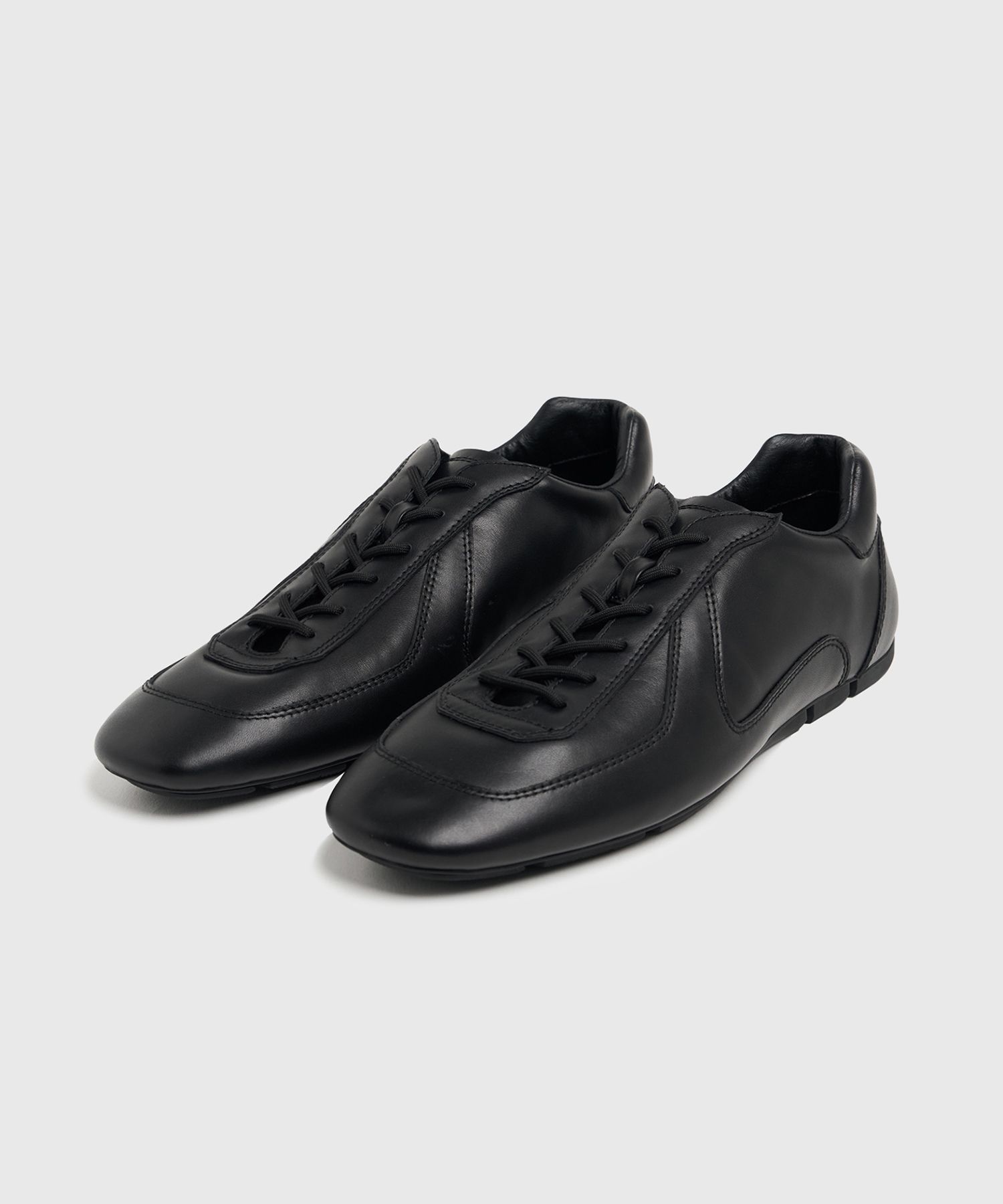 로스트가든(LOSTGARDEN) UNIFORM Driving Sneakers Black - 사이즈