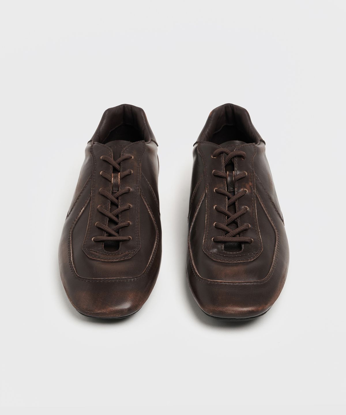 로스트가든(LOSTGARDEN) UNIFORM Driving Sneakers Vintage Brown