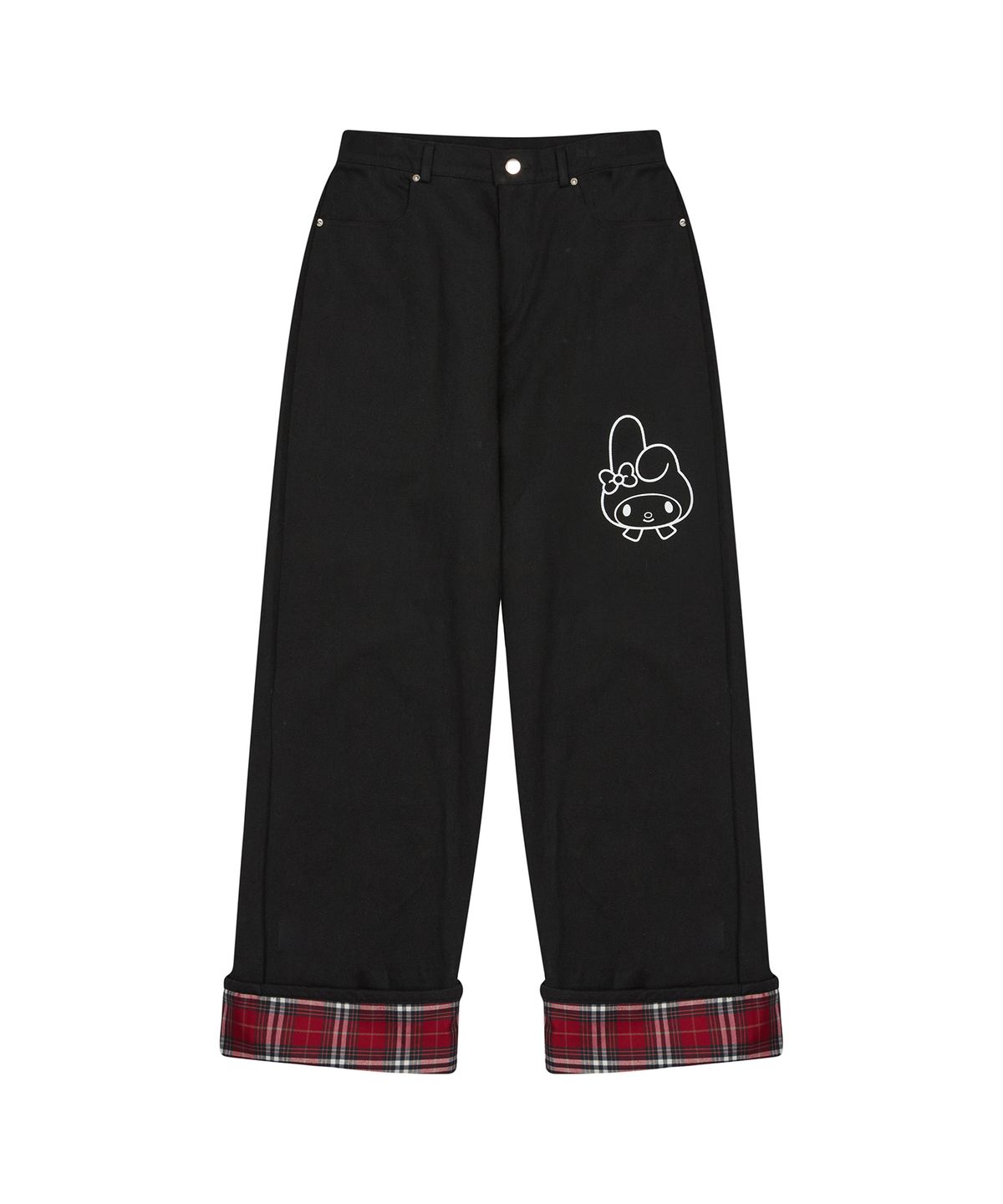 라티젠(LARTIGENT) MY MELODY COTTON PANTS(BLACK)