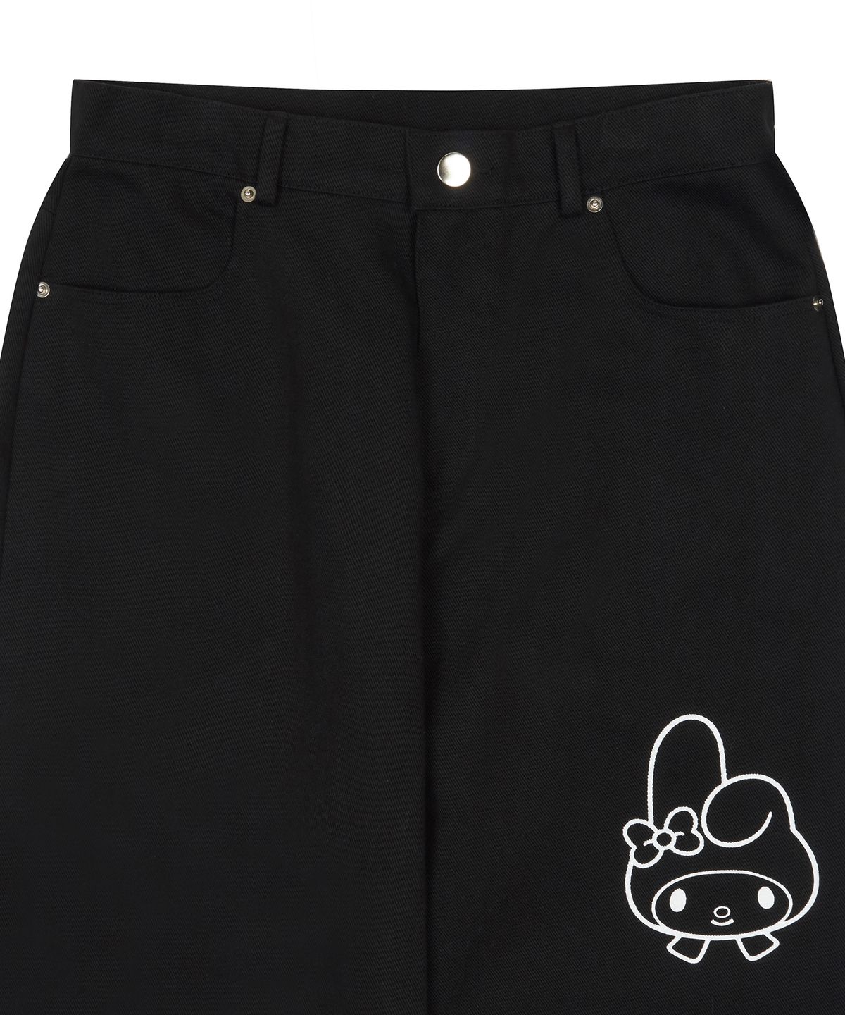 라티젠(LARTIGENT) MY MELODY COTTON PANTS(BLACK)