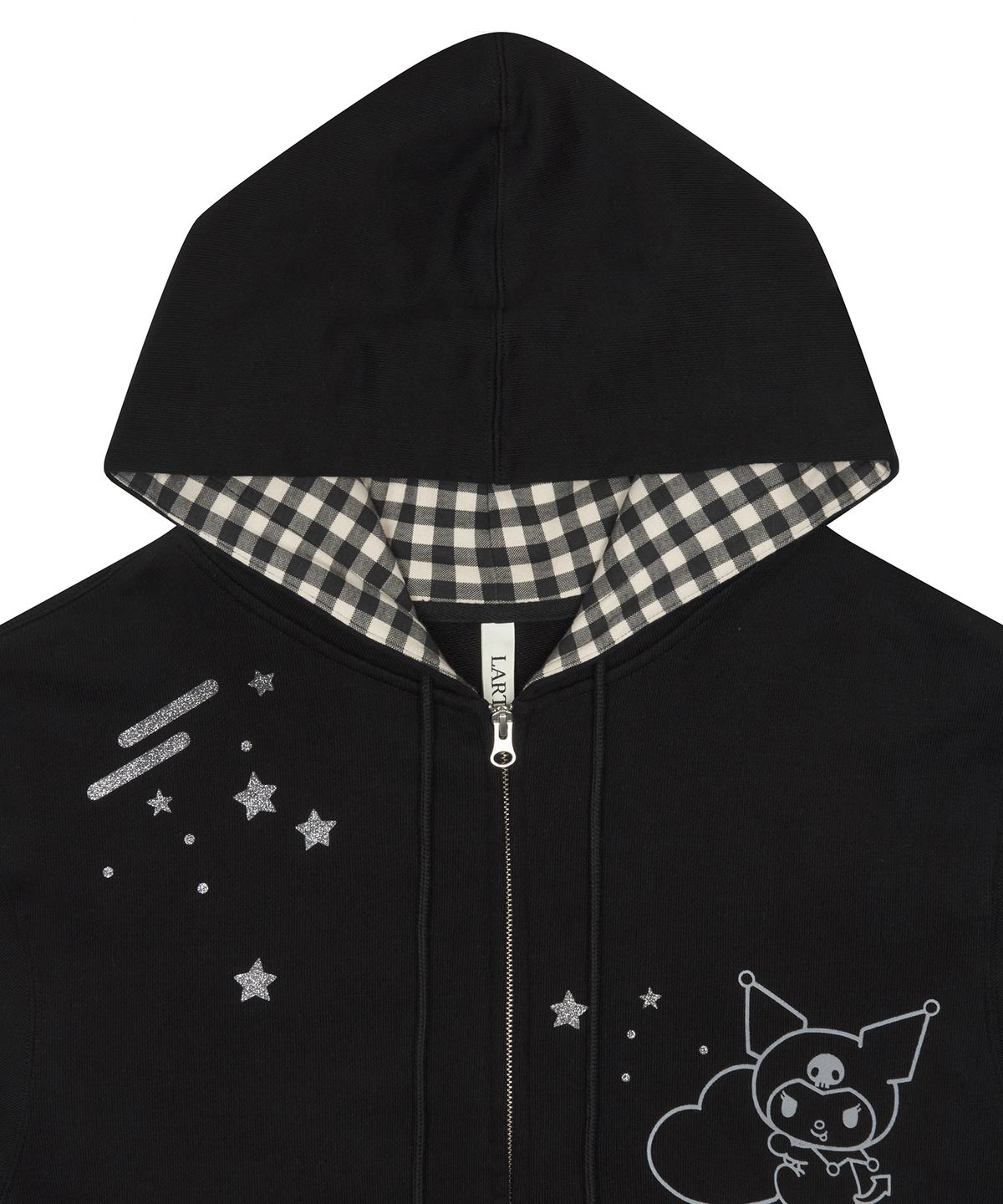 라티젠(LARTIGENT) KUROMI HOOD ZIP-UP(BLACK)