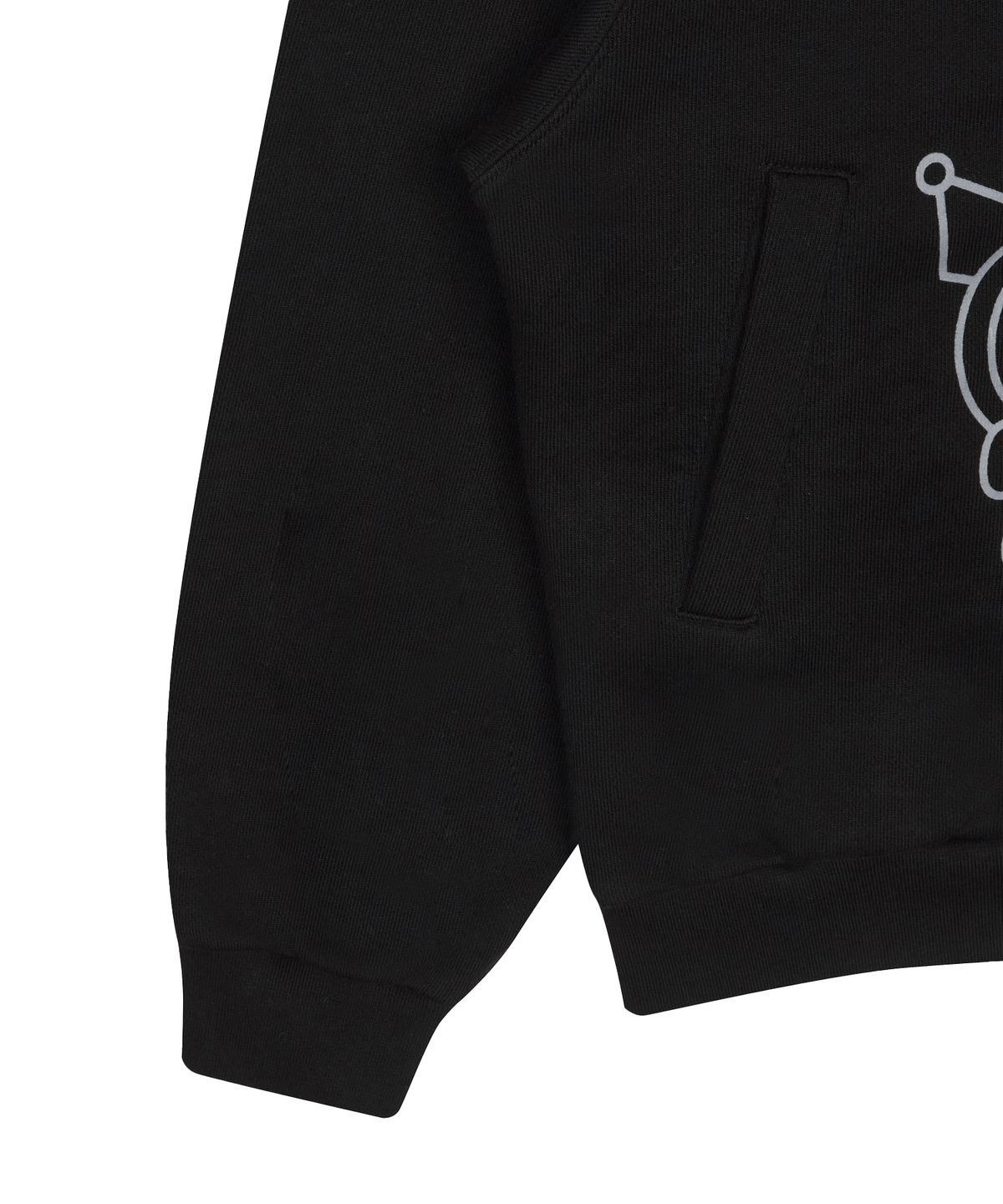 라티젠(LARTIGENT) KUROMI HOOD ZIP-UP(BLACK)