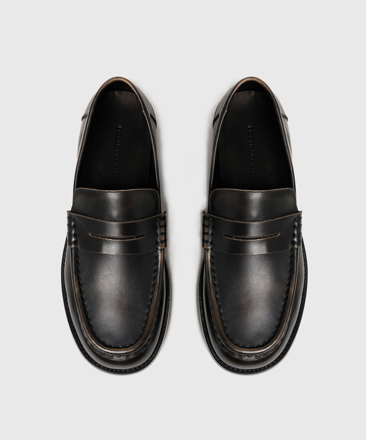 로스트가든(LOSTGARDEN) UNIFORM Wide Loafer Vintage Brown