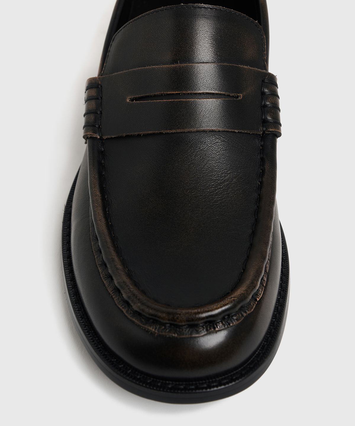 로스트가든(LOSTGARDEN) UNIFORM Wide Loafer Vintage Brown