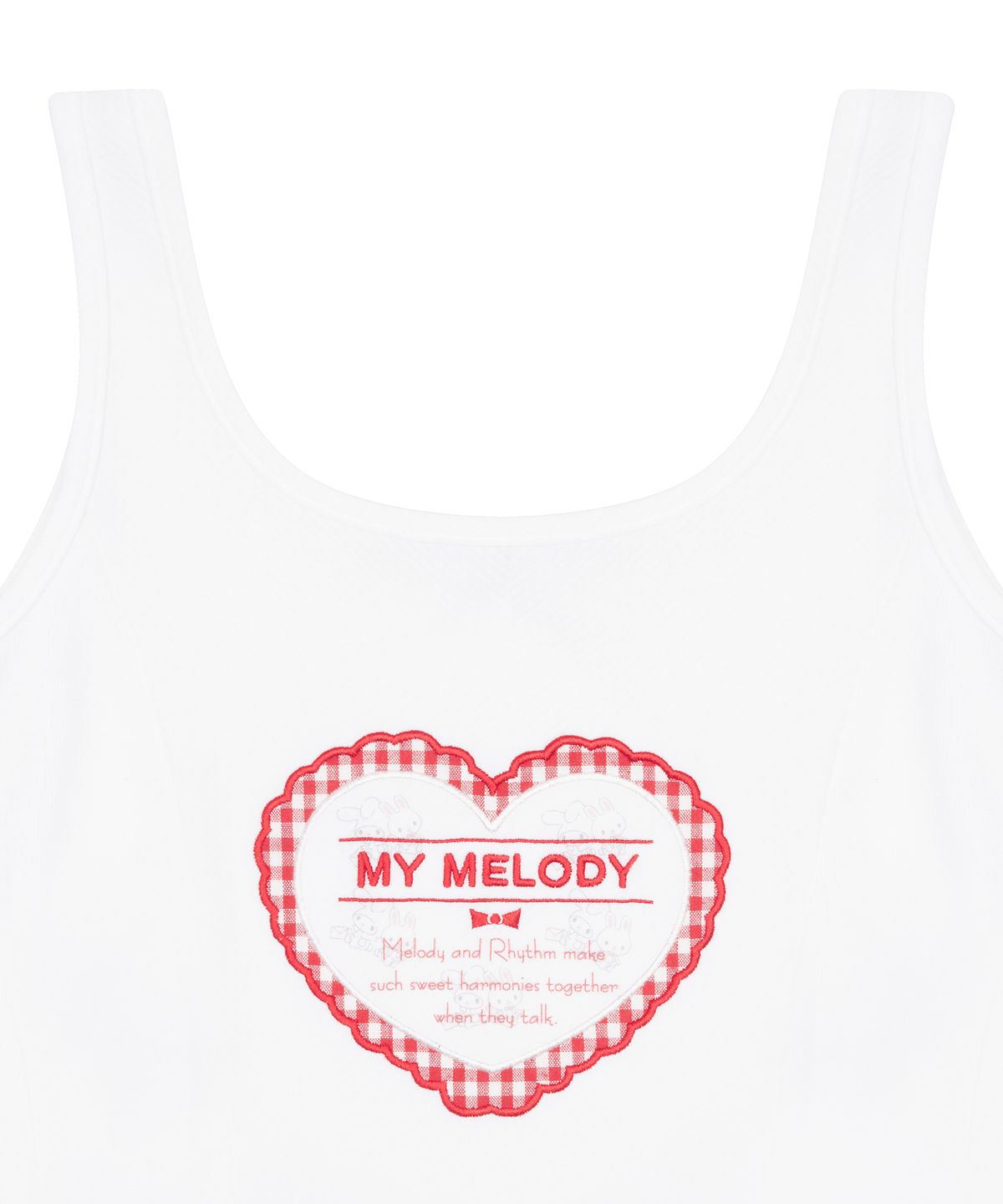 라티젠(LARTIGENT) MY MELODY CHECK BALLOON ONE-PIECE(WHITE)