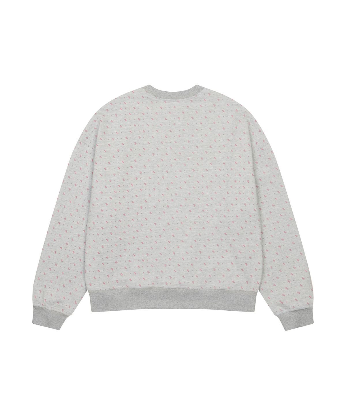 라티젠(LARTIGENT) MY MELODY LACE PATCH SWEATSHIRT(GRAY)