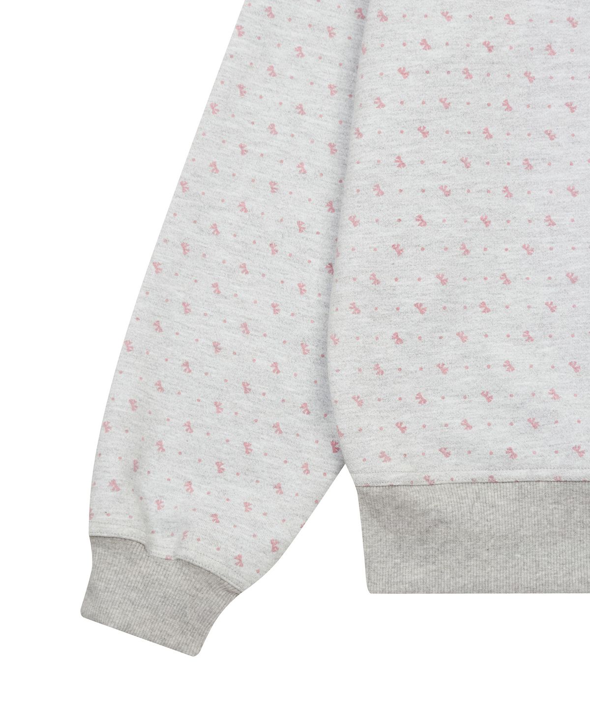 라티젠(LARTIGENT) MY MELODY LACE PATCH SWEATSHIRT(GRAY)