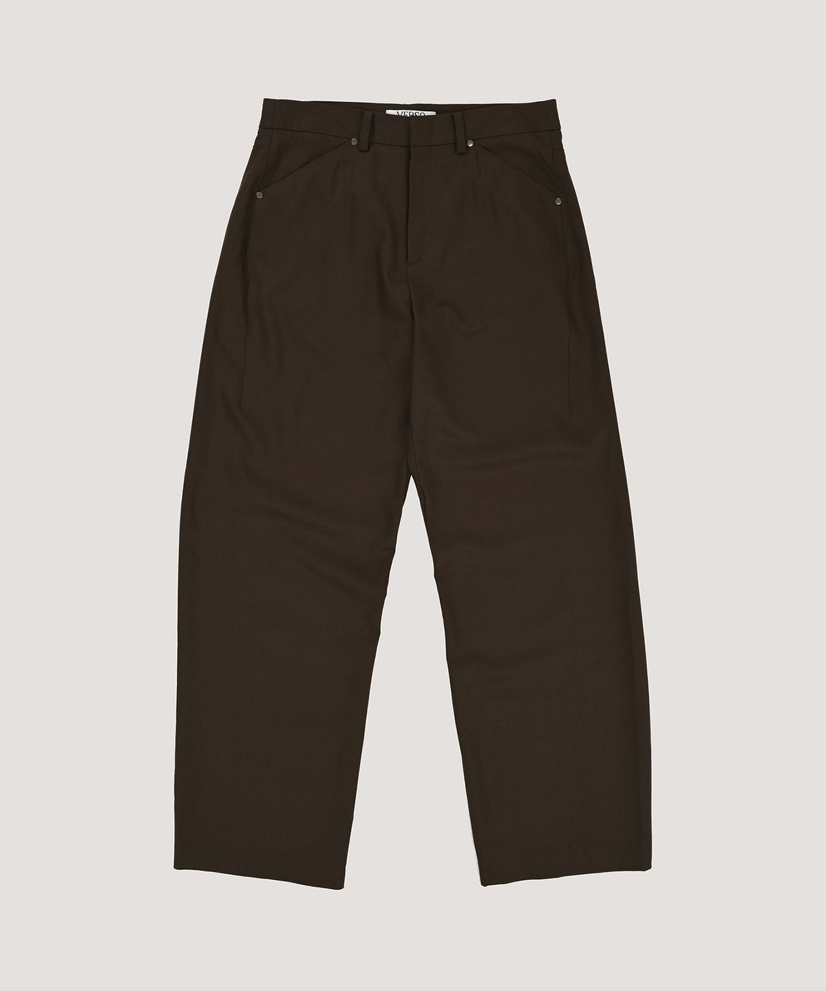 베르소(VERSO) Rounded Hem Wool Pants