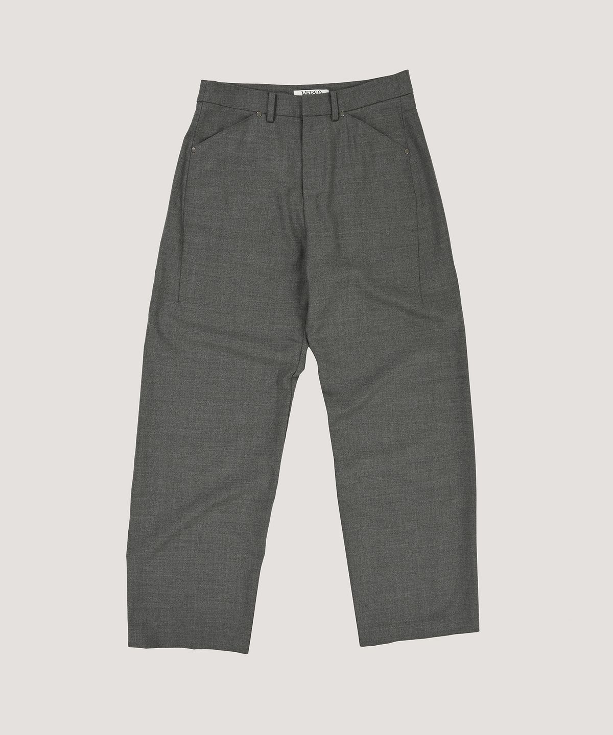 베르소(VERSO) Rounded Hem Wool Pants