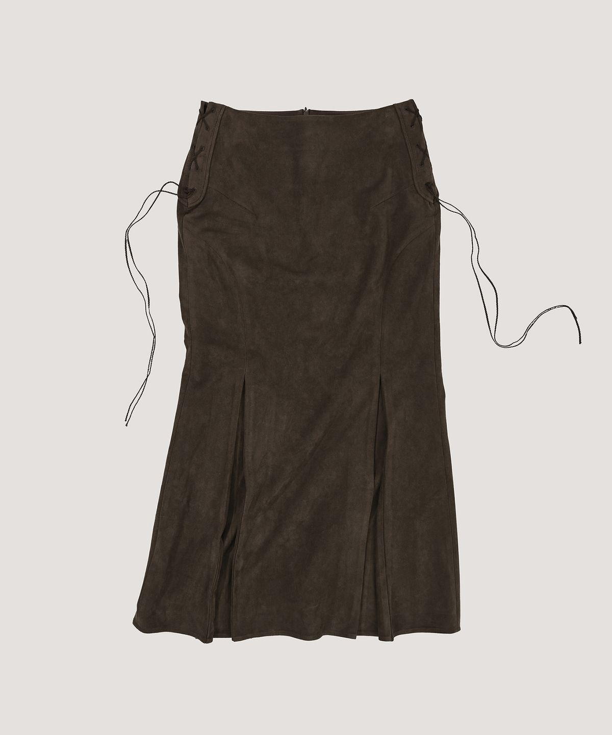 베르소(VERSO) Suede Semi-Mermaid Skirt