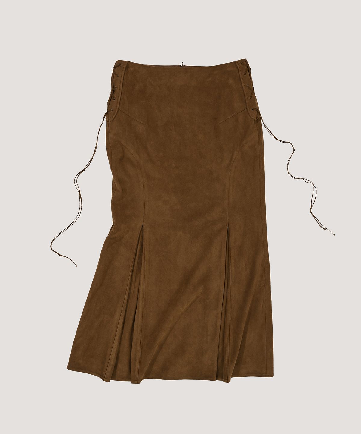 베르소(VERSO) Suede Semi-Mermaid Skirt