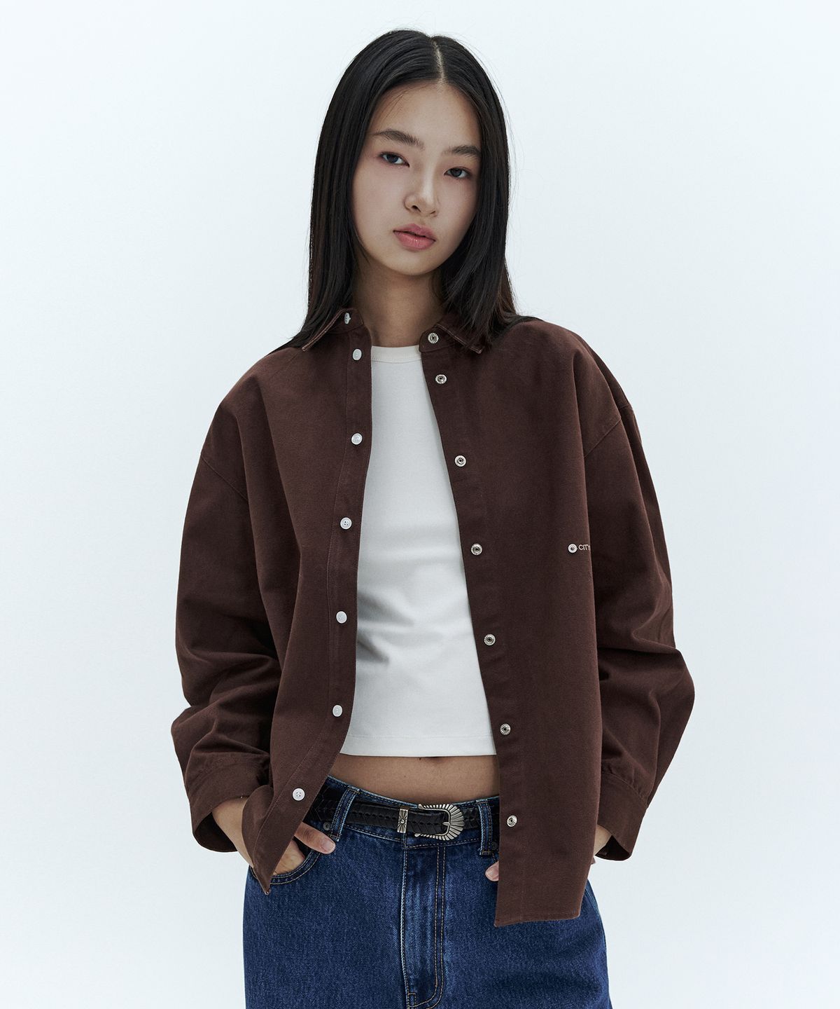시티브리즈(CITYBREEZE) 에디트 레이어 셔츠 자켓_3COLORS