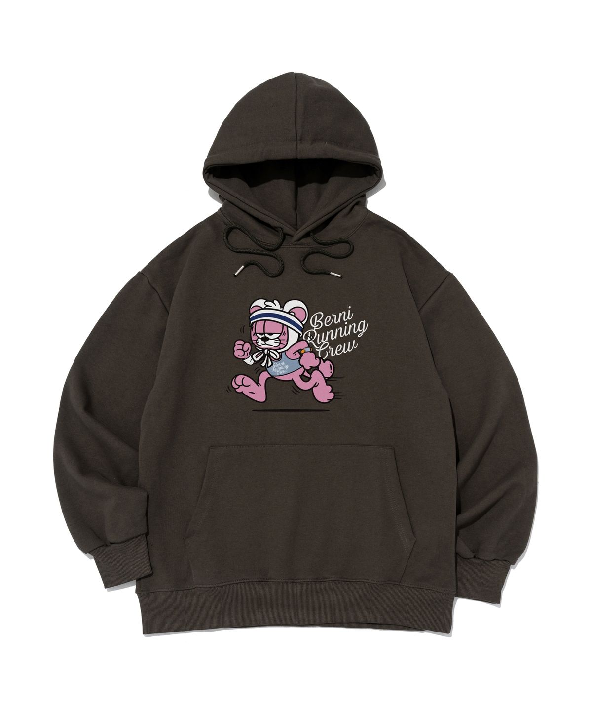 베르니(BERNI) BERNI RUNNING CLUB HOOD (KHAKI)