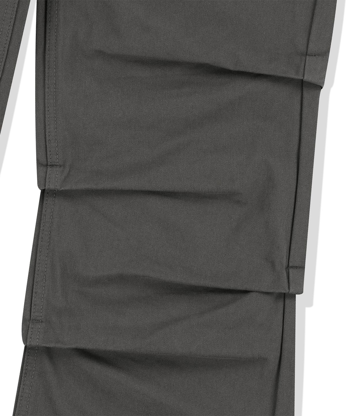 낫포너드(NOT4NERD) Stair Shirred Flare Fit Cotton Pants - Charcoal