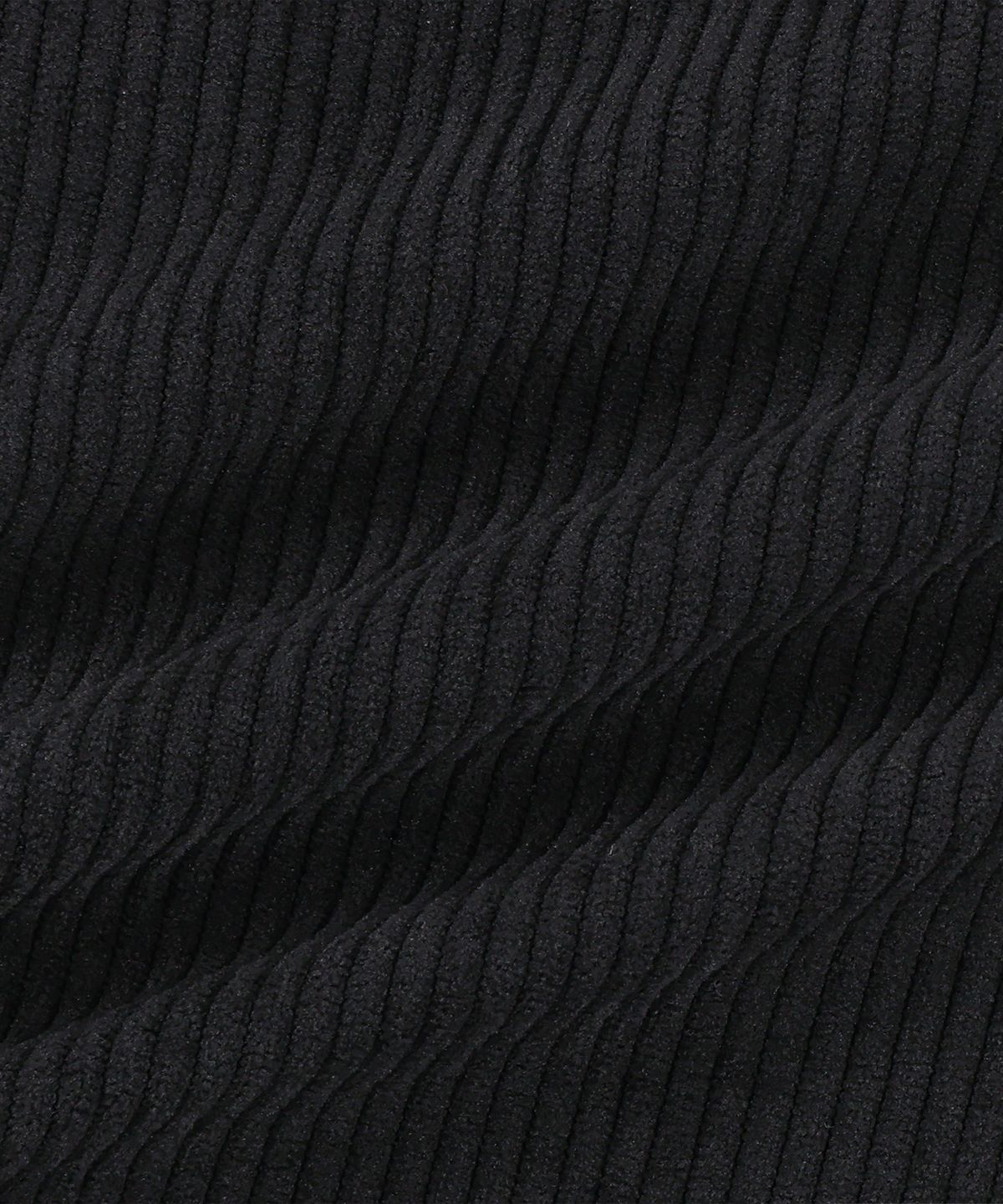 낫포너드(NOT4NERD) Striped Rib Parachute Corduroy Pants - Black