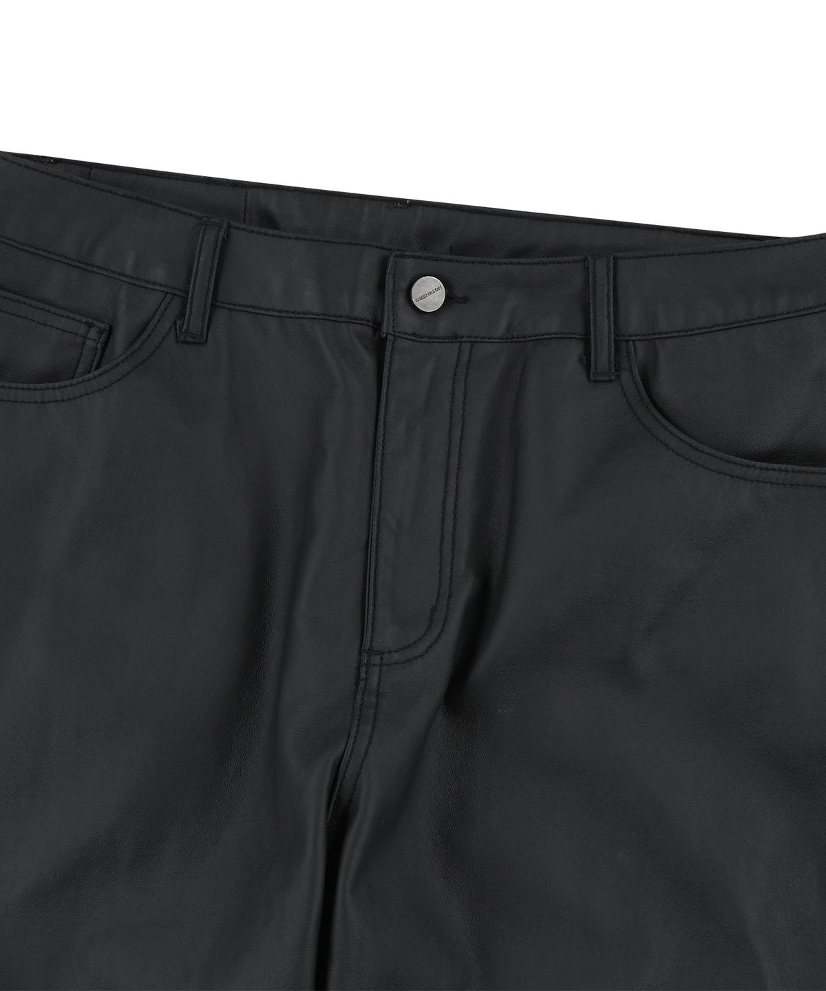 낫포너드(NOT4NERD) Coated Curved Pants - Black