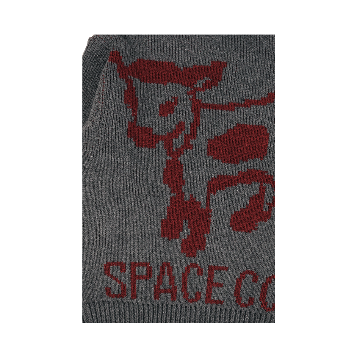 이알티알(ERTR) Space Cow Cowichan Knit Jacket Grey