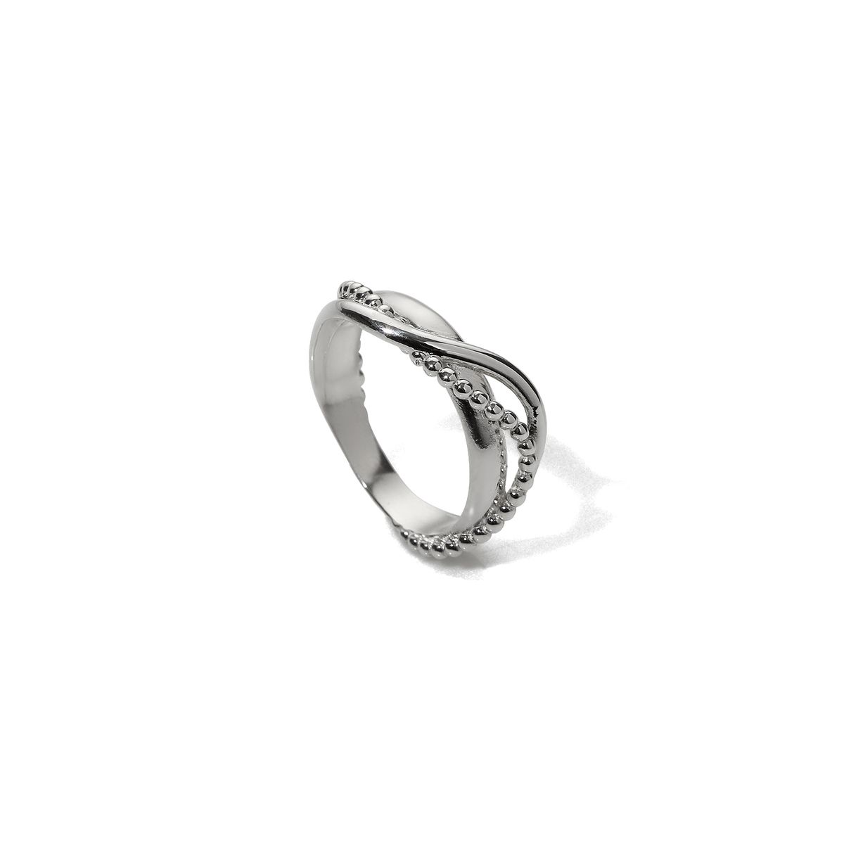 몽드린느(MONDELIGNE) Shining ripple ring