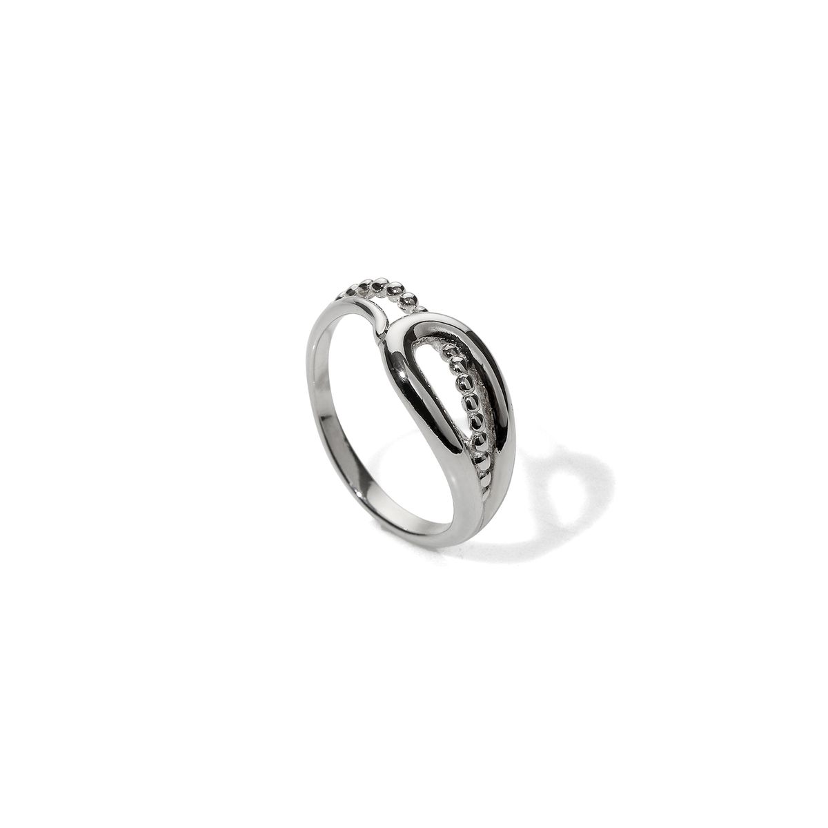 몽드린느(MONDELIGNE) Shining wave ring