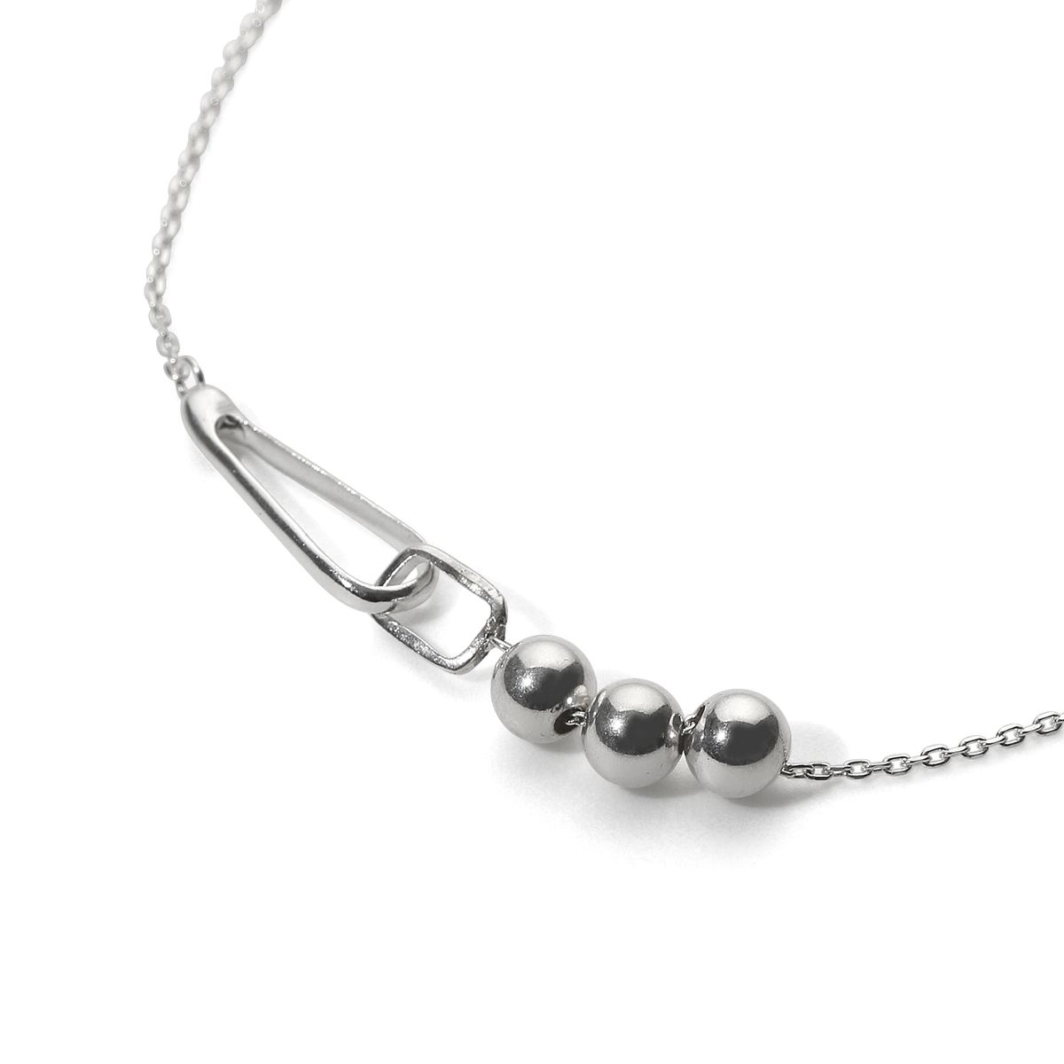 몽드린느(MONDELIGNE) Modern ball necklace