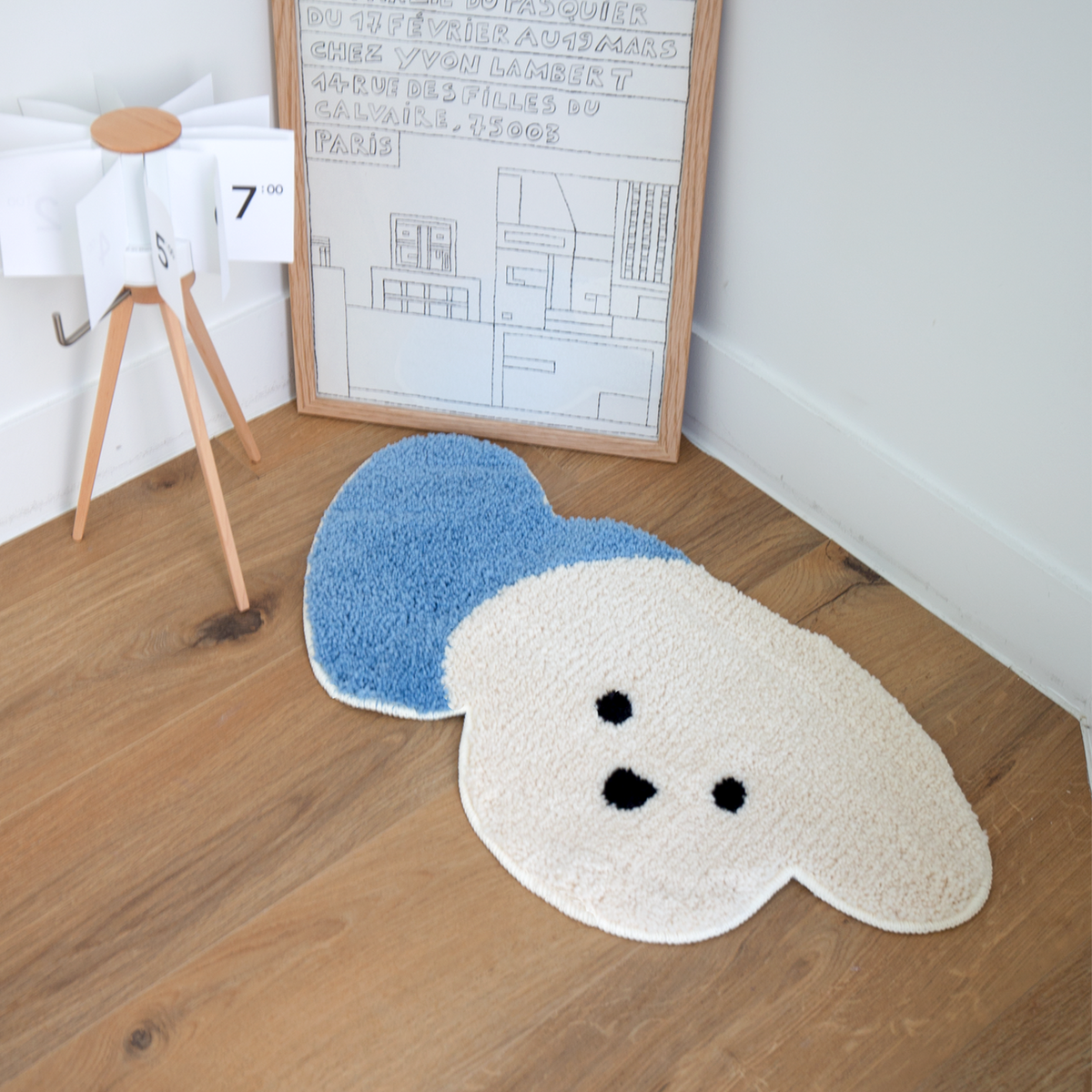 리코하우스(LICO HOUSE) I love my dog 디자인 러그 발매트
