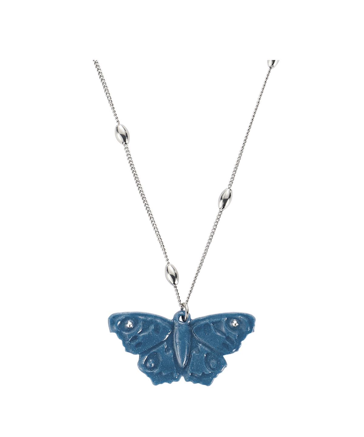 엔프프(NFF) butterfly necklace-blue