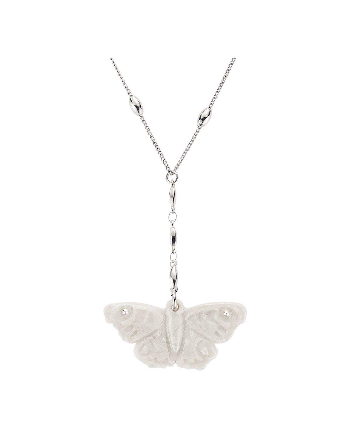 엔프프(NFF) butterfly necklace-white