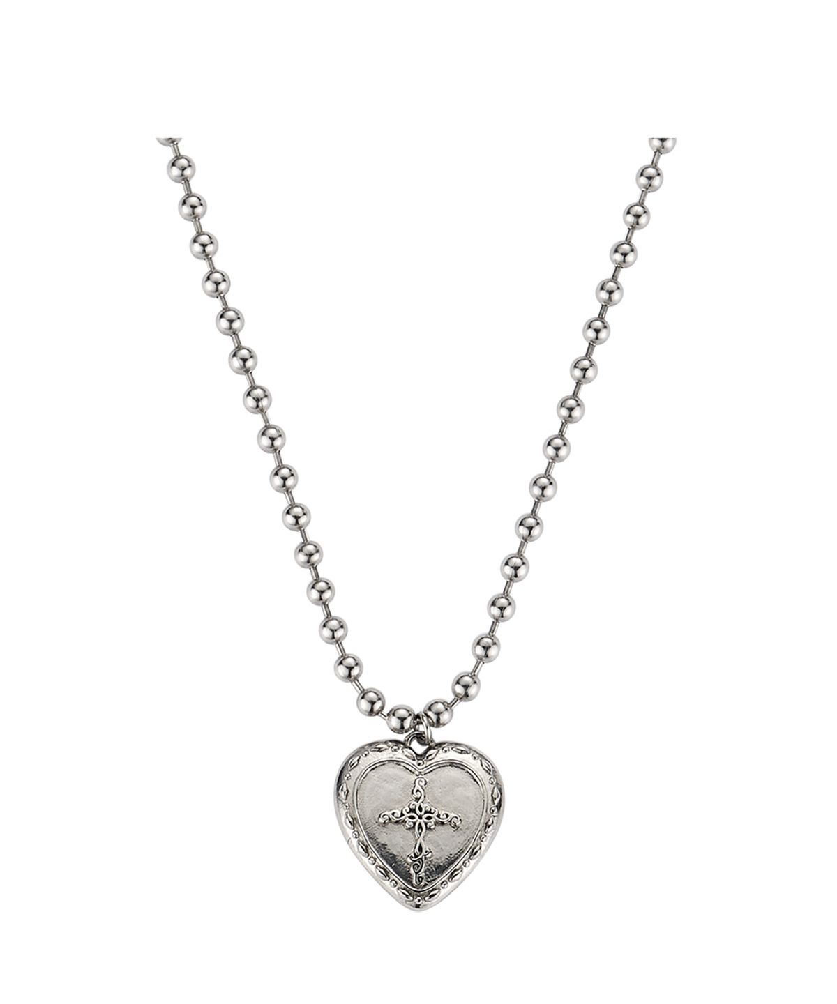 엔프프(NFF) altar chain necklace-silver
