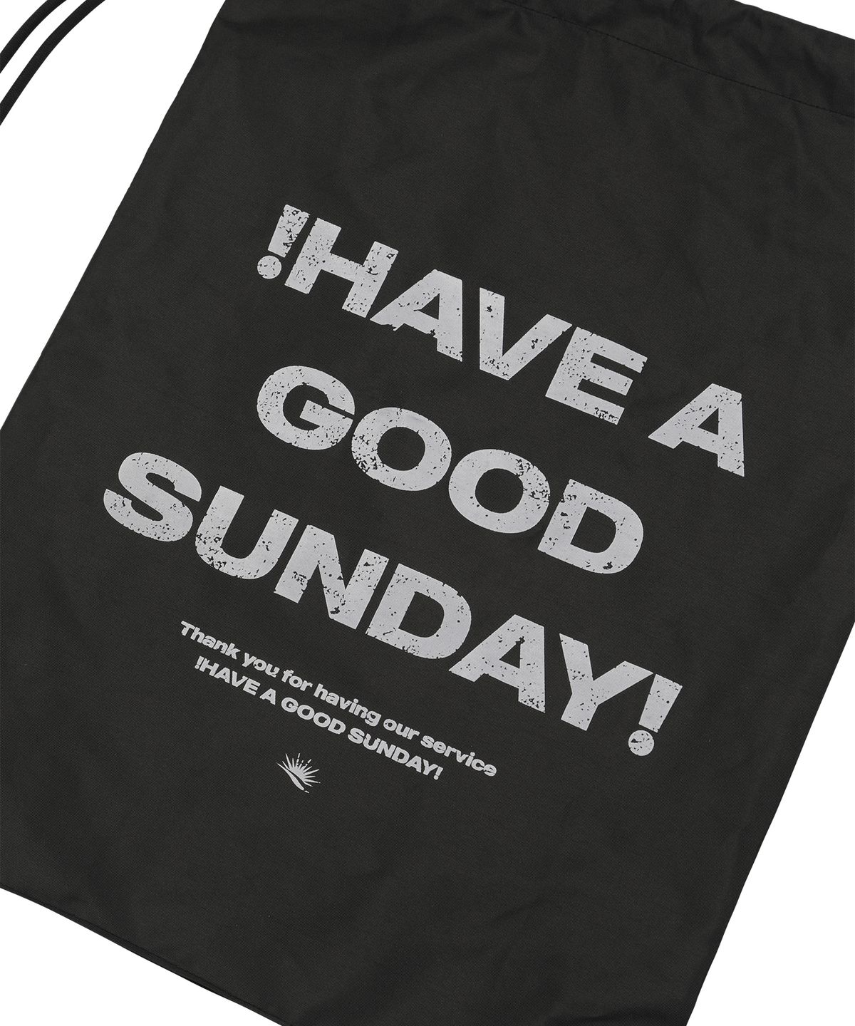 선데이후르츠마켓(SUNDAY FRUIT MARKET) GOOD SUNDAY STRING BAG BLACK