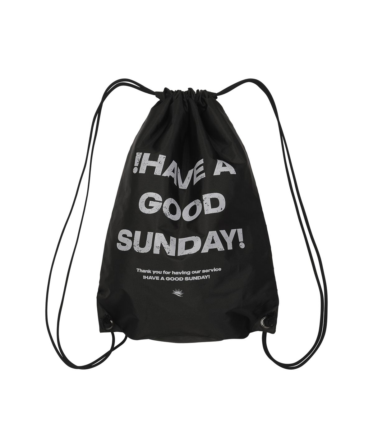 선데이후르츠마켓(SUNDAY FRUIT MARKET) GOOD SUNDAY STRING BAG BLACK