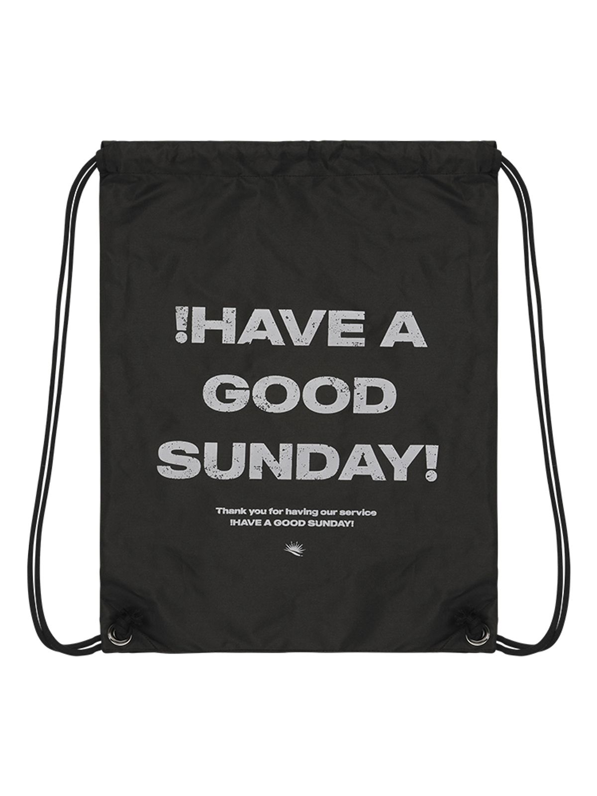 선데이후르츠마켓(SUNDAY FRUIT MARKET) GOOD SUNDAY STRING BAG BLACK
