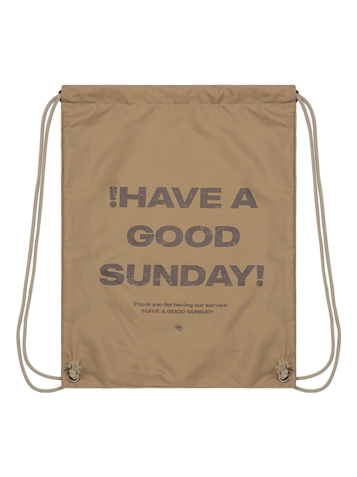선데이후르츠마켓(SUNDAY FRUIT MARKET) GOOD SUNDAY STRING BAG BEIGE