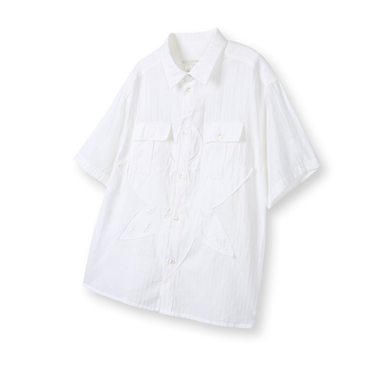 사일육공(FOURONESIXZERO) FLOWER SHIRTS_VER BALANCE (WHITE)