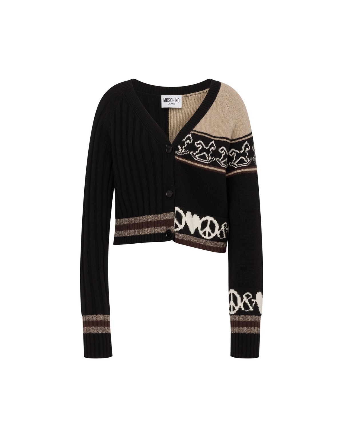 모스키노(MOSCHINO) 진스 인트라시아 블렌드 가디건