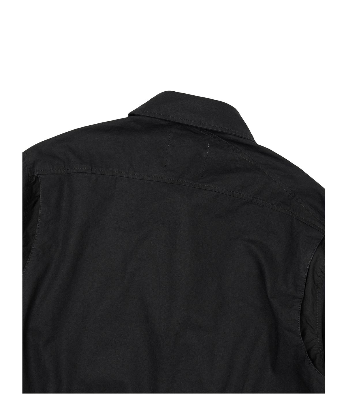 이티씨이(ETCE) CURVED COTTON SHIRTS (BLACK)