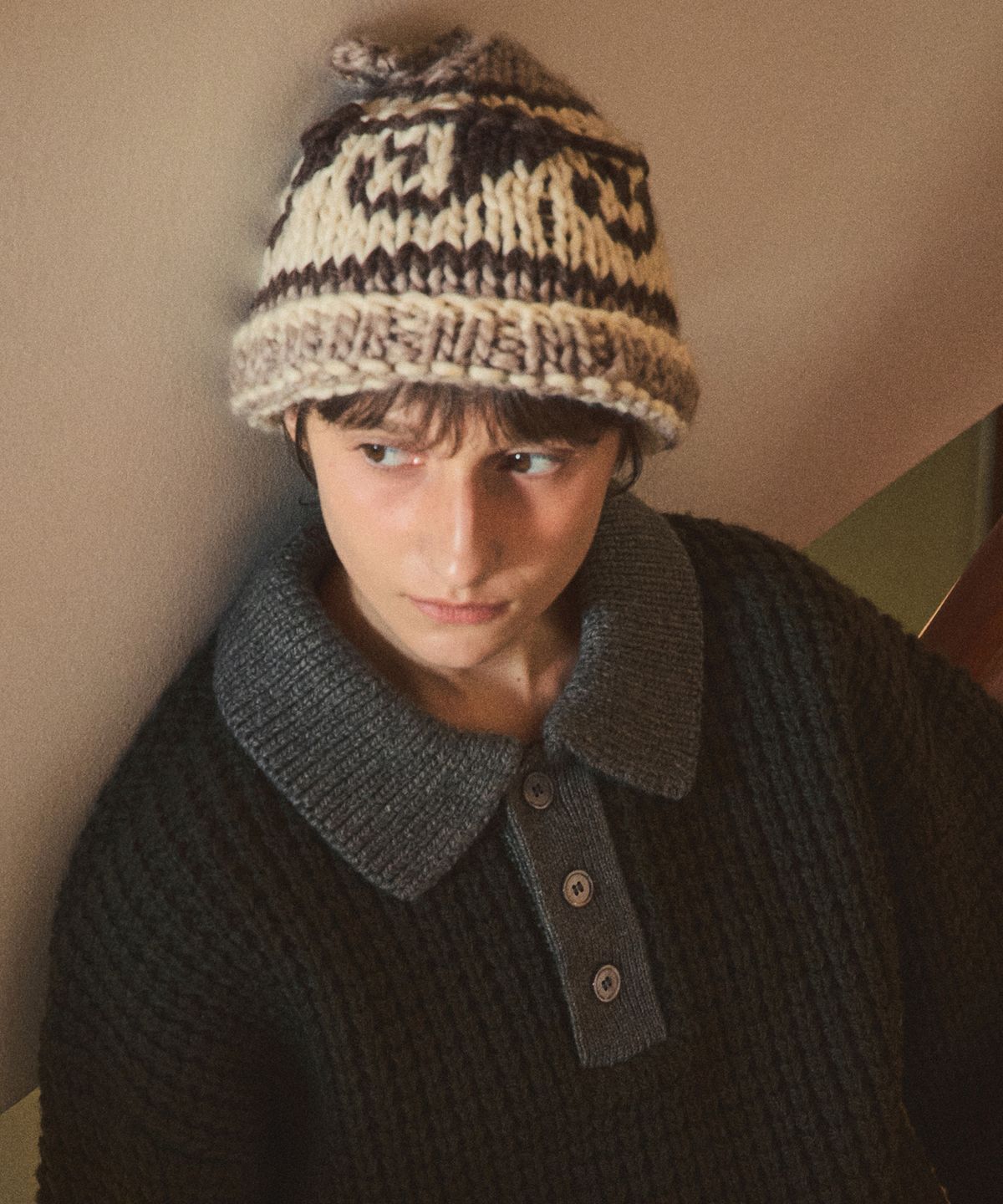 아우어노스텔지아(OURNOSTALGIA) nordic handmade cowichan hat