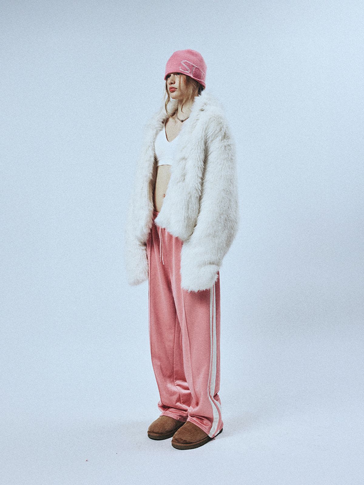 선데이후르츠마켓(SUNDAY FRUIT MARKET) SUN CHERRY BEANIE PINK