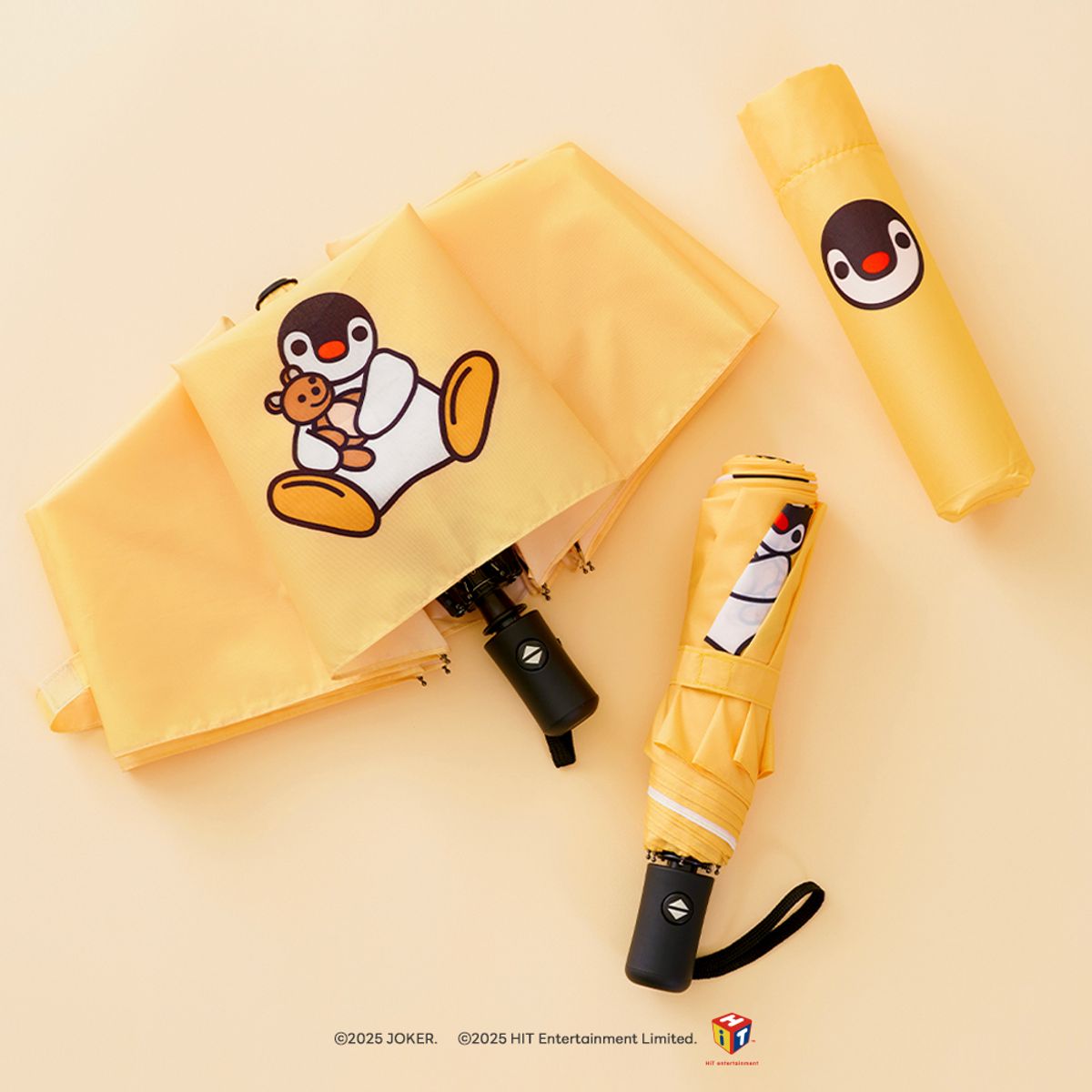 데이니즈(DAYNEEDS) 핑구 핑가 자동 3단우산