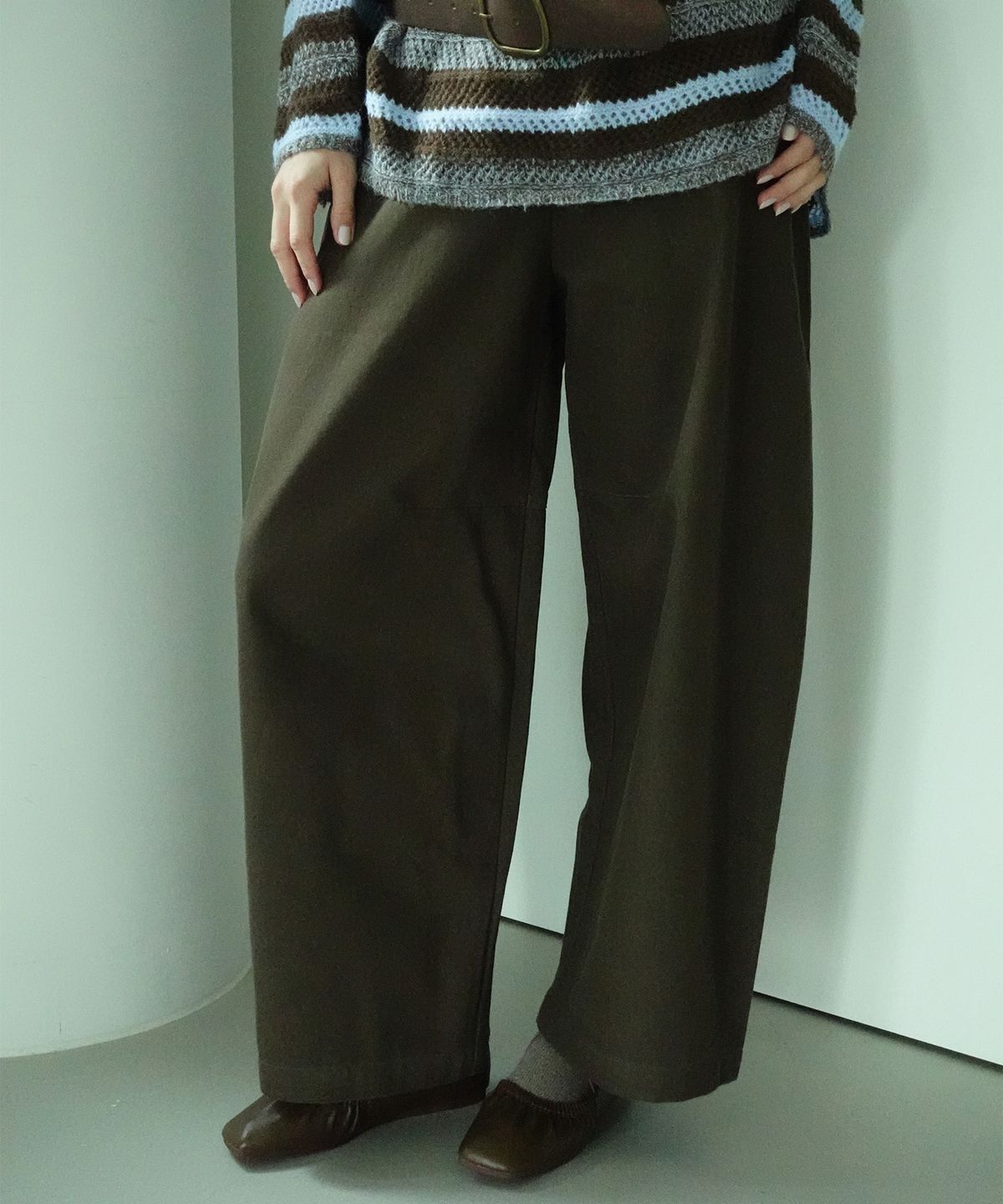 쿨키튼(KOOLKITTEN) Essential Wide Trousers