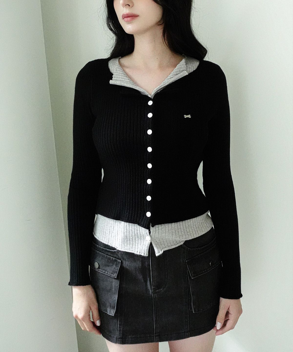 쿨키튼(KOOLKITTEN) Pocket Detail Mini Skirt