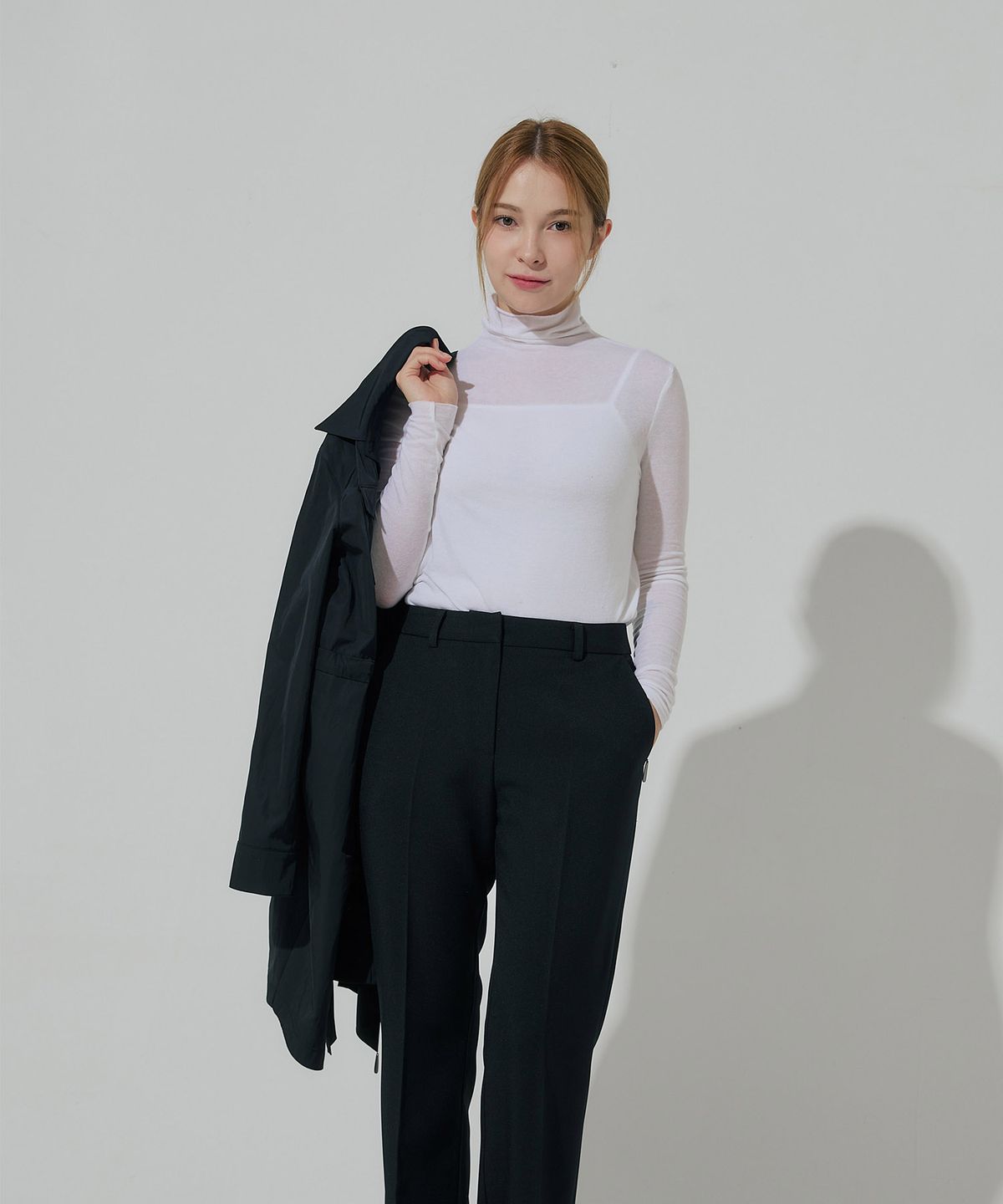 벨르마(BELLEMA) two-way wind shirt dress