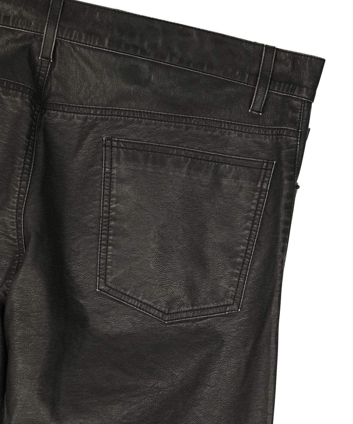 선데이후르츠마켓(SUNDAY FRUIT MARKET) SUNDAY VINTAGE LEATHER PANT BLACK