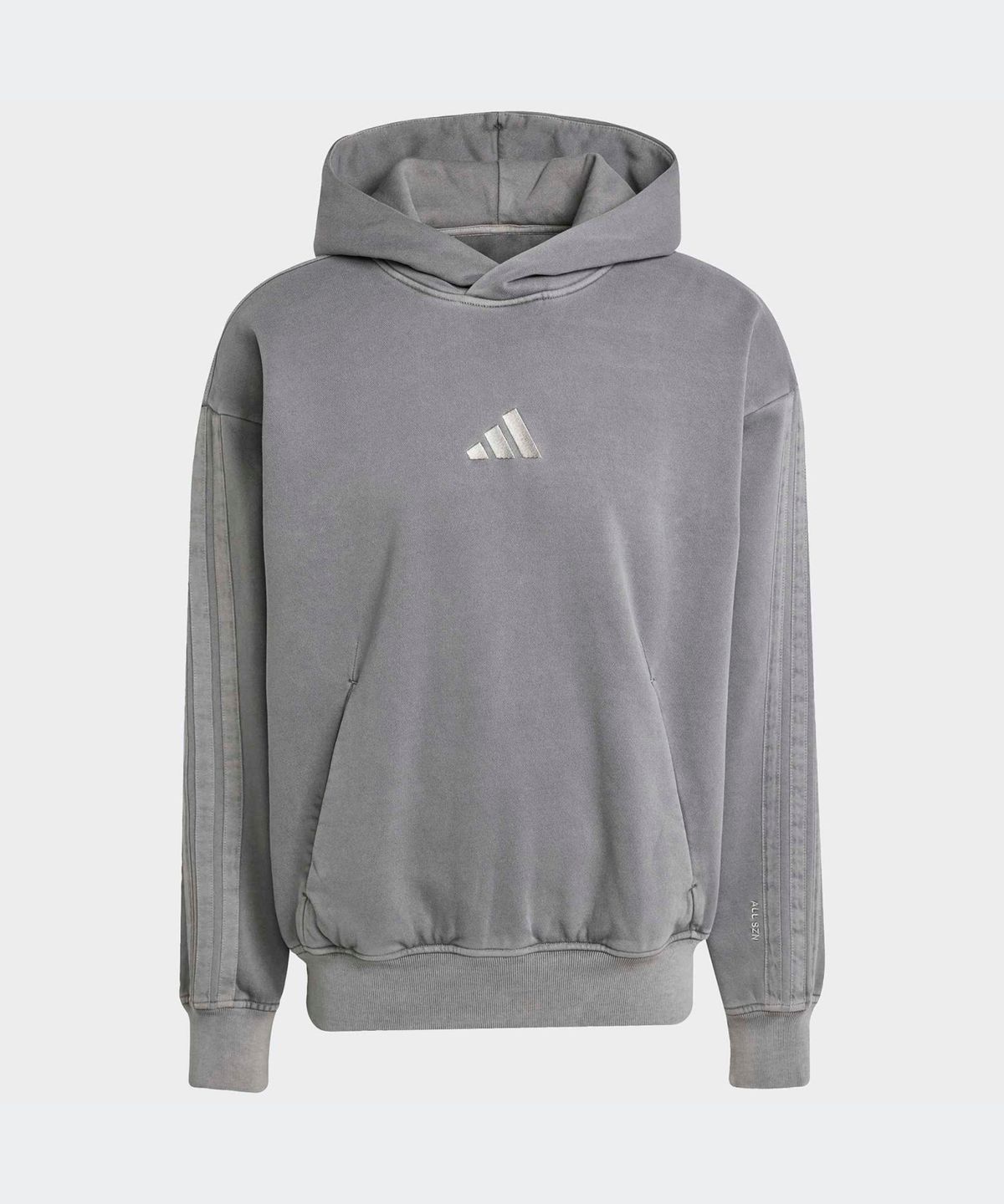 아디다스(ADIDAS) 플리스 워싱 후디 - 블랙 / JL6539