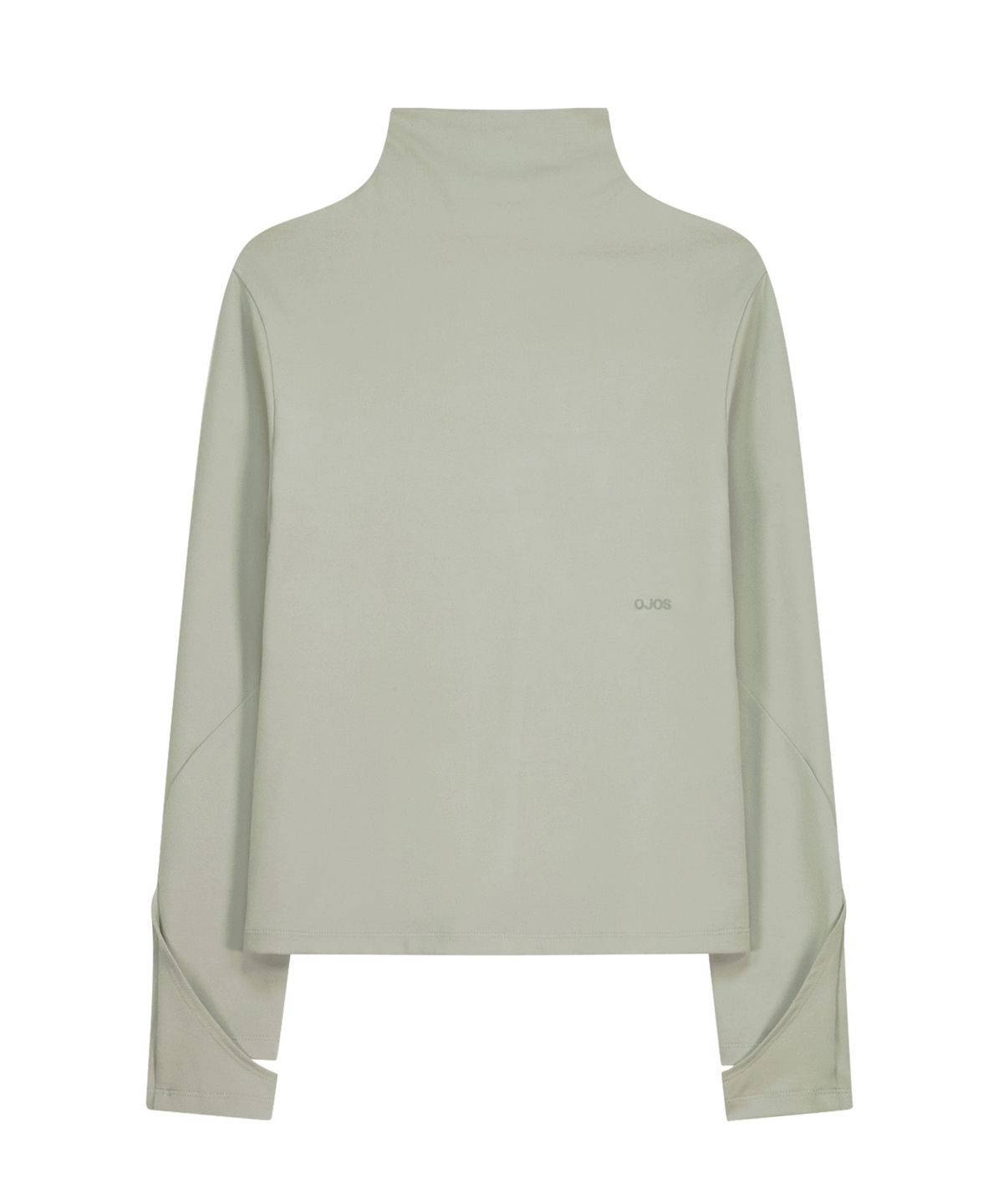 오호스(OJOS) Mock Neck Tee / Mint Grey