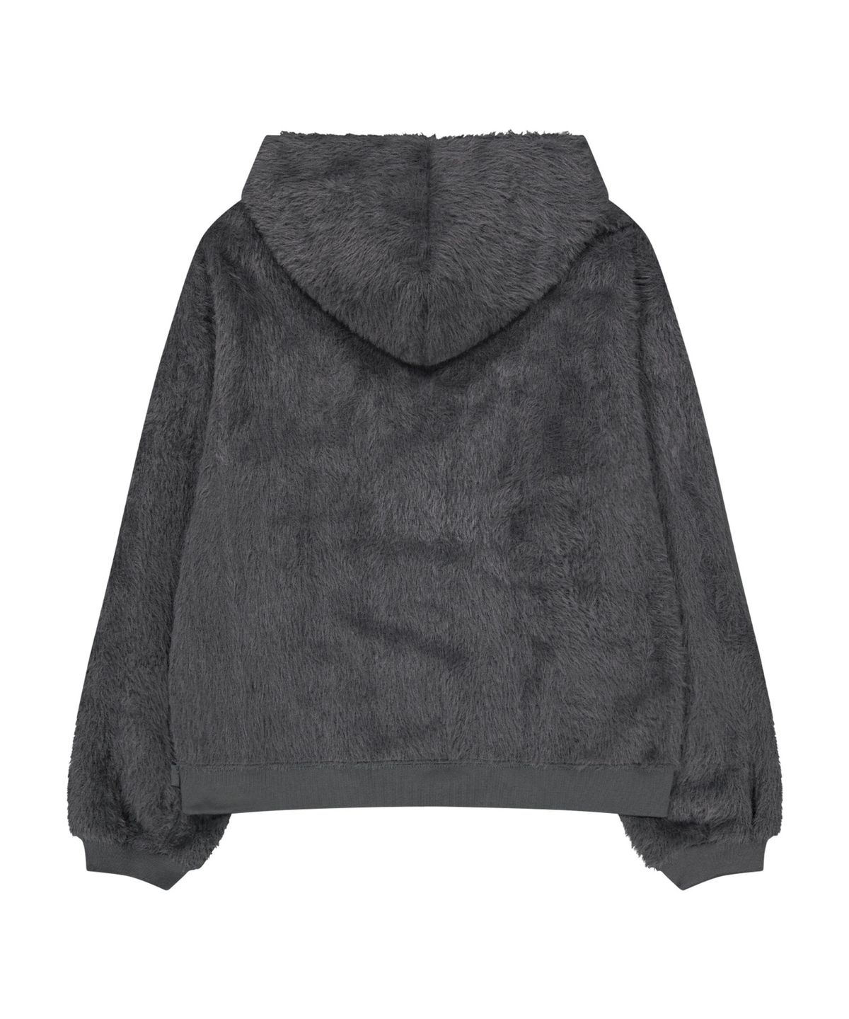 오호스(OJOS) Knit Back Hoodie / Charcoal