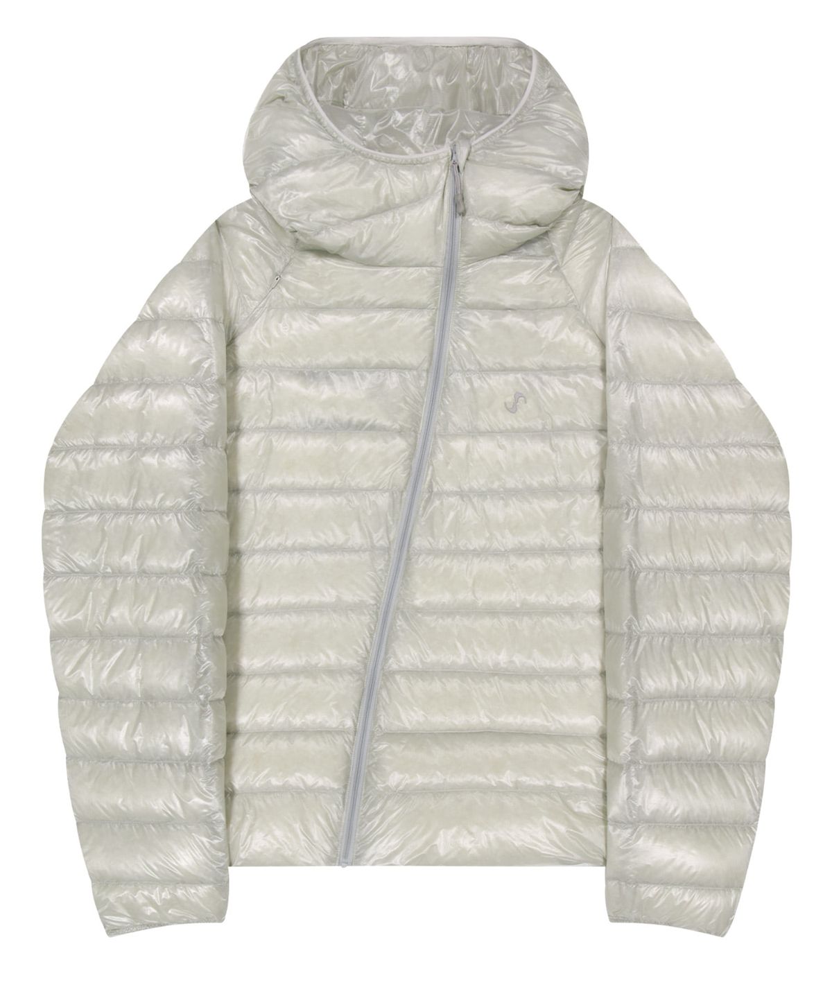 오호스(OJOS) Light Down Hooded Jacket / Grey