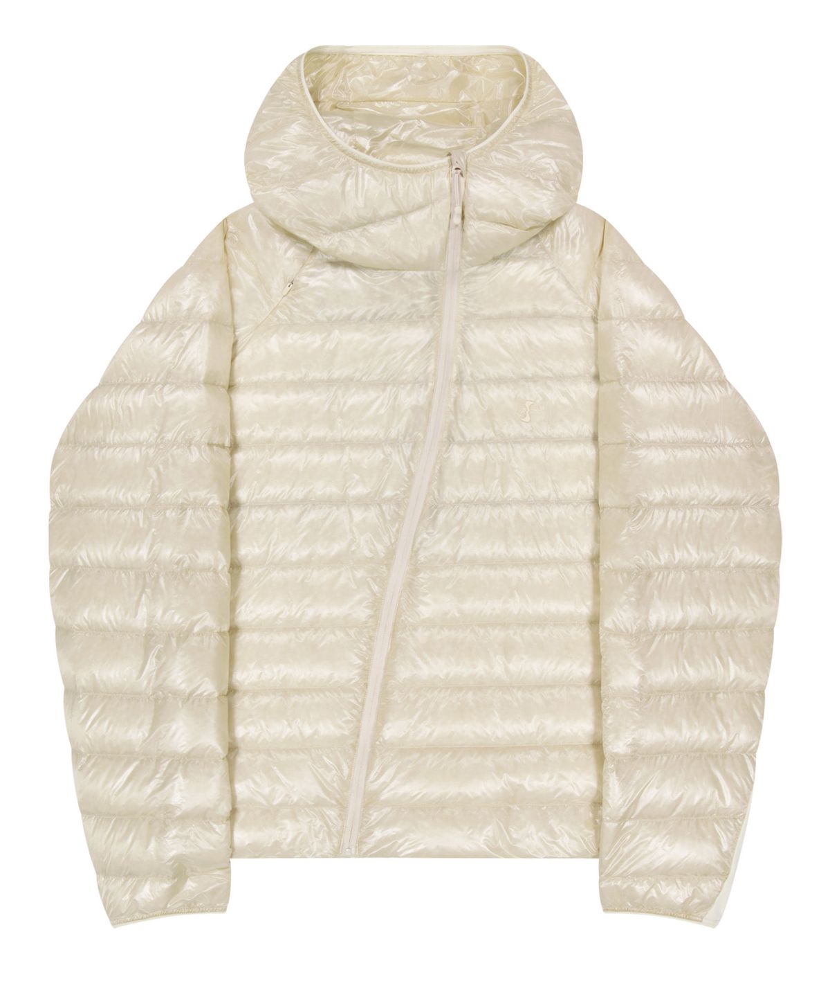 오호스(OJOS) Light Down Hooded Jacket / Light Yellow