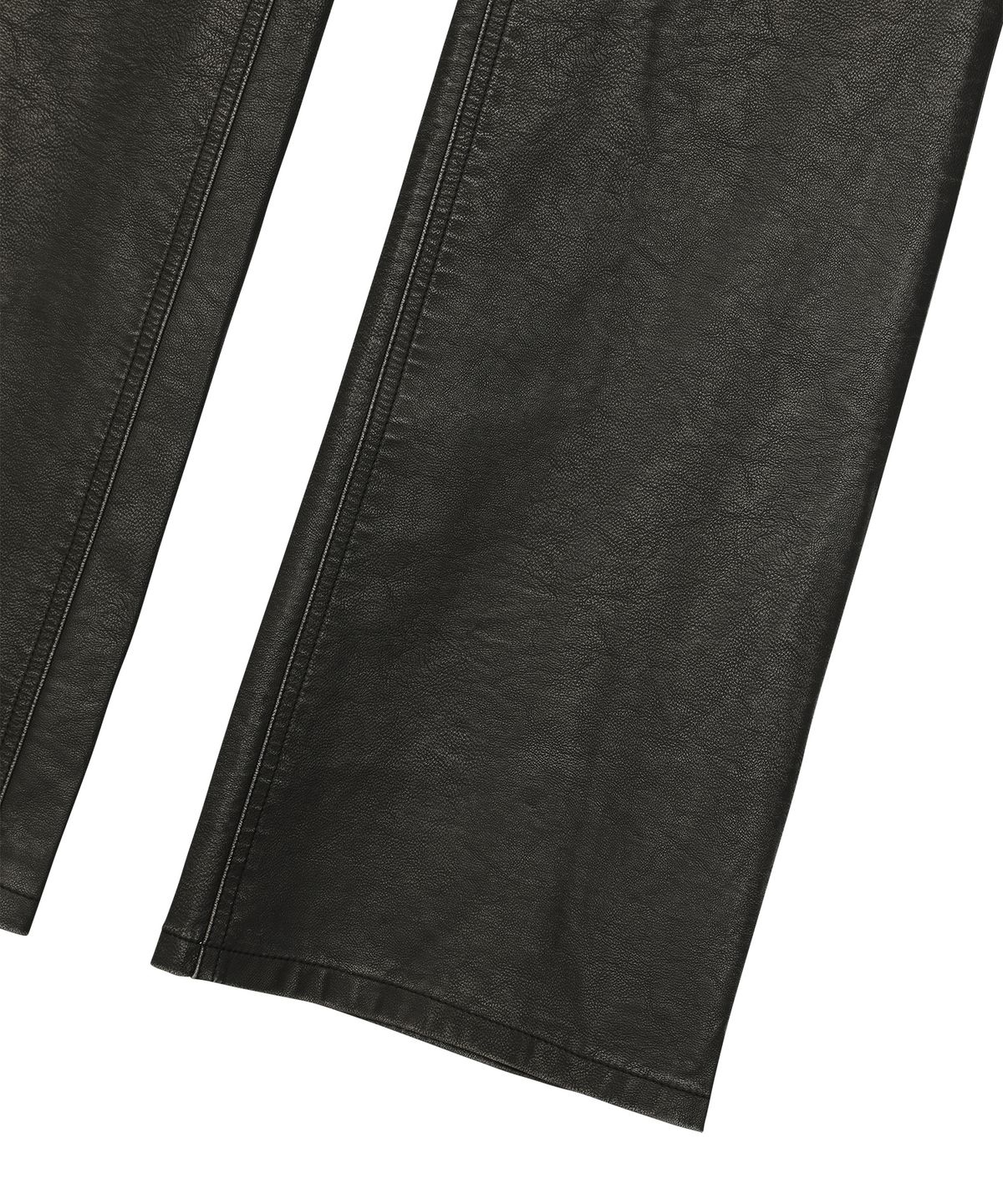 선데이후르츠마켓(SUNDAY FRUIT MARKET) W) VINTAGE LEATHER FLARE PANT BLACK