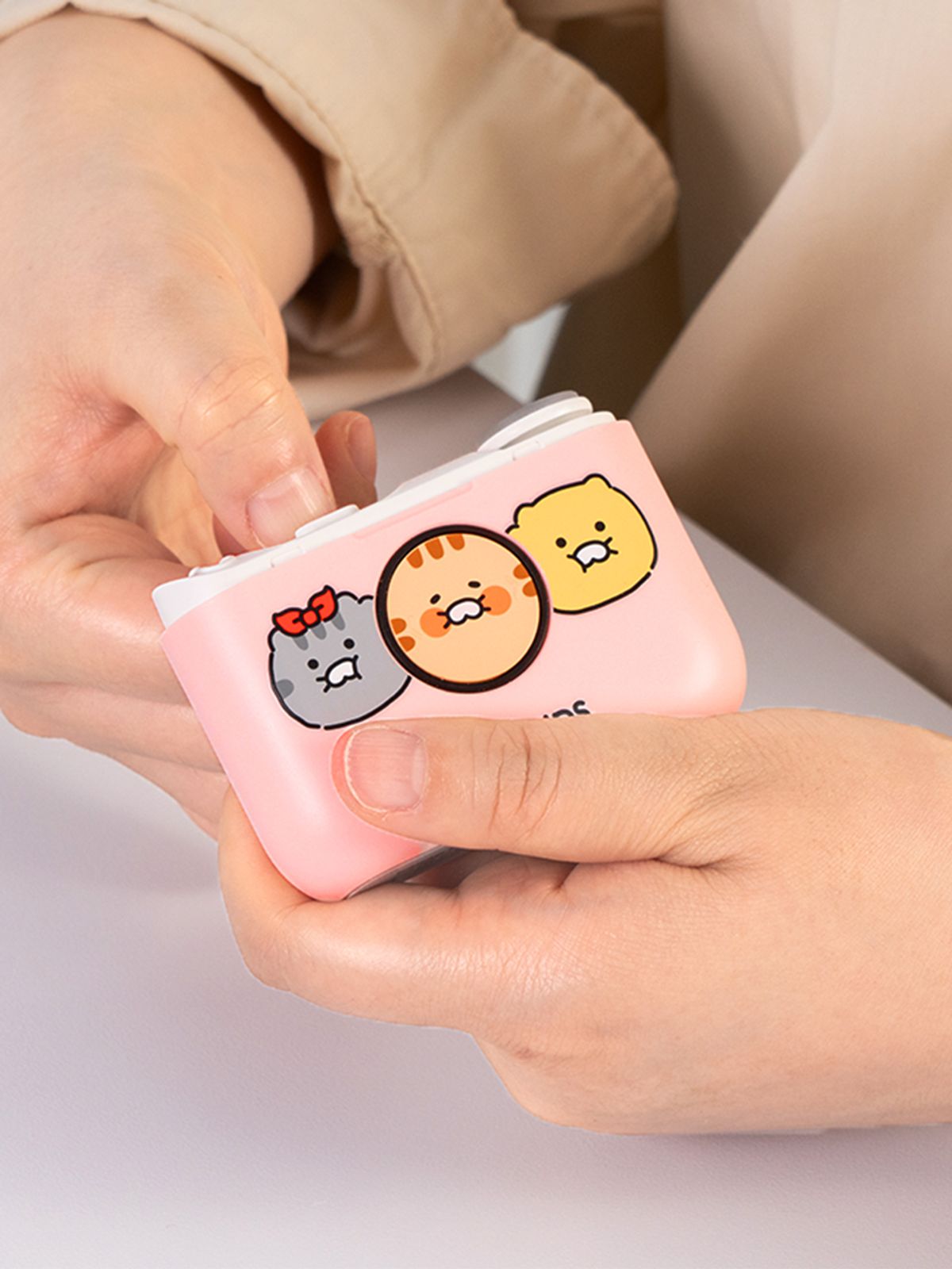 카카오프렌즈 파트너(KAKAOFRIENDS PARTNERS) 카카오프렌즈 춘식이 전동 손톱깎이 저소음 네일케어(오디너리 데이)